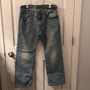 American Eagle light wash original boot jeans